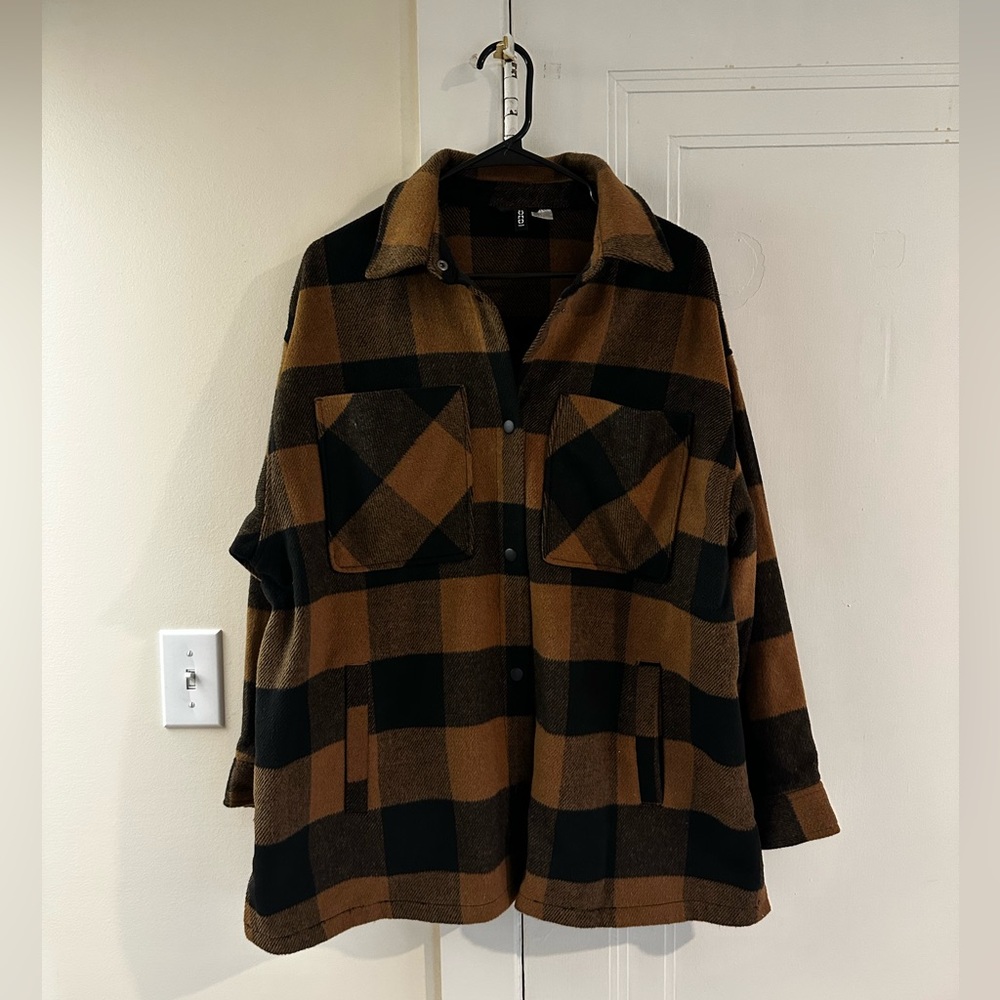 H&M Oversized Plaid Shacket | Women’s Size Medium